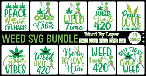 Weed Svg Bundle,SVGs,quotes-and-sayings,food-drink,mini-bundles,print-cut,on-sale, SVG DesignPlante 503 