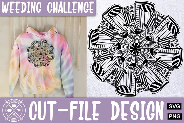 Weeding Challenge Mandala 1|Mandala SVG SVG Last Frontier Design Co. 