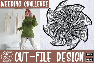 Weeding Challenge Mandala 3|Mandala SVG SVG Last Frontier Design Co. 