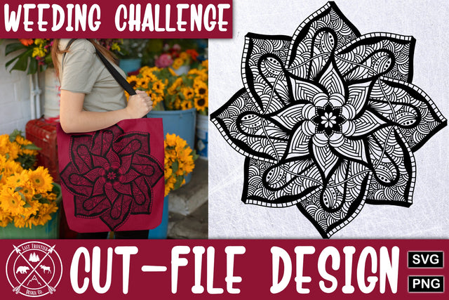 Weeding Challenge Mandala 5|Mandala SVG SVG Last Frontier Design Co. 
