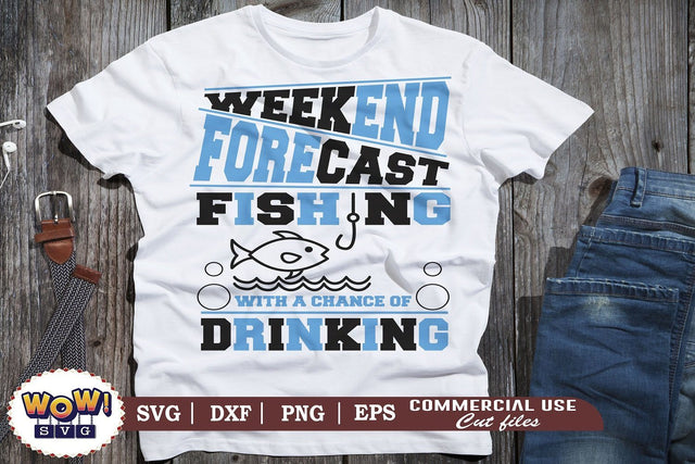 Weekend forecast fishing svg, Camping svg, RV svg, Png, Dxf SVG Wowsvgstudio 