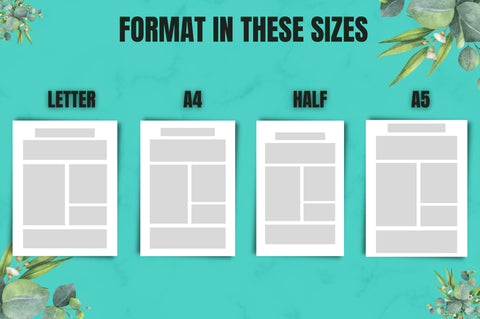 Weekly Planner Printable Canva Templates Digital Pattern FloridPrintables 