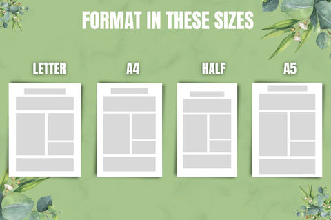 Weekly Planner Printable, Weekly Goal Planner Digital Pattern FloridPrintables 