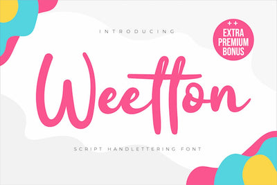 Weetton Font twinletter 
