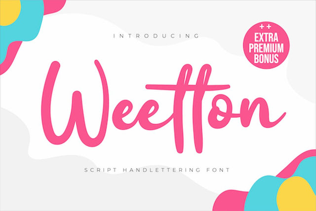 Weetton Font twinletter 