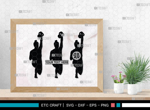 Weight Lifting Man Monogram, Weight Lifting Man Silhouette, Weight Lifting Man SVG, Weight Lifting Svg, Bodybuilder Svg, SB00416 SVG ETC Craft 