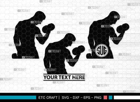 Weight Lifting Man Monogram, Weight Lifting Man Silhouette, Weight Lifting Man SVG, Weight Lifting Svg, Bodybuilder Svg, SB00416 SVG ETC Craft 