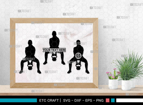 Weight Lifting Women Monogram, Weight Lifting Women Silhouette, Weight Lifting Women SVG, Weight Lifting Svg, Bodybuilder Svg, SB00417 SVG ETC Craft 