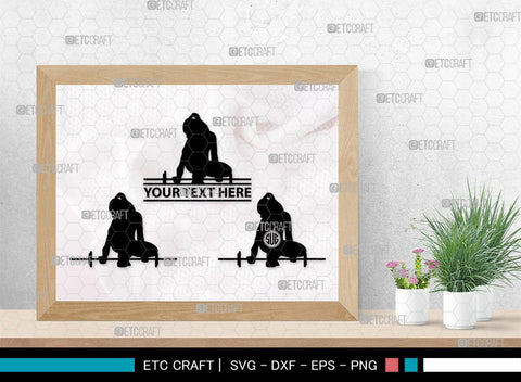 Weight Lifting Women Monogram, Weight Lifting Women Silhouette, Weight Lifting Women SVG, Weight Lifting Svg, Bodybuilder Svg, SB00417 SVG ETC Craft 