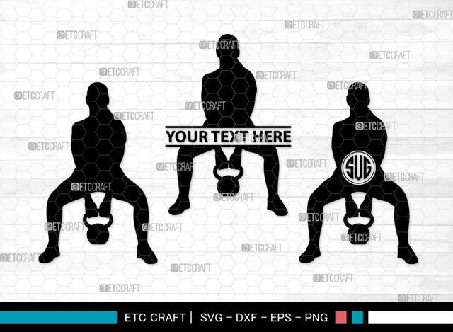 Weight Lifting Women Monogram, Weight Lifting Women Silhouette, Weight Lifting Women SVG, Weight Lifting Svg, Bodybuilder Svg, SB00417 SVG ETC Craft 