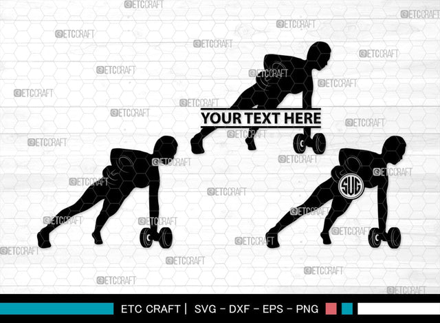 Weight Lifting Women Monogram, Weight Lifting Women Silhouette, Weight Lifting Women SVG, Weight Lifting Svg, Bodybuilder Svg, SB00417 SVG ETC Craft 