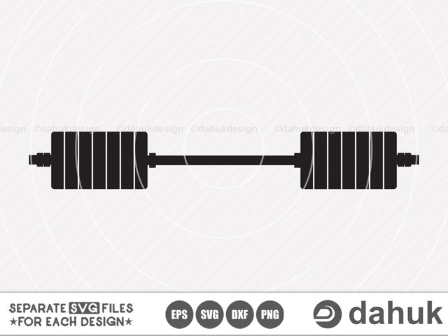 Weightlifting svg, Gym Weightlifting, Cut file, for silhouette, svg, eps, dxf, png, clipart, cricut design space, vinyl cut files SVG dahukdesign 