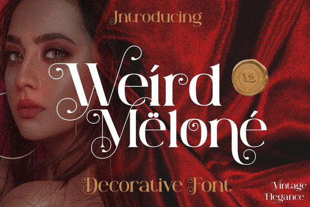 Weird Melone Font letterstockstd 