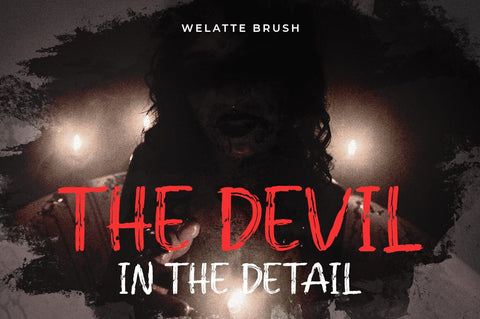 WELATTE BRUSH Font gatype 