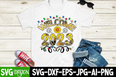 Welcome 2023 Sublimation PNG Sublimation BlackCatsMedia 