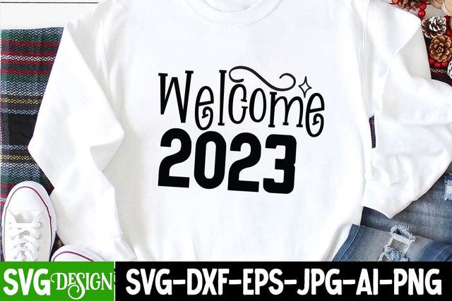Welcome 2023 SVG Cut File SVG BlackCatsMedia 