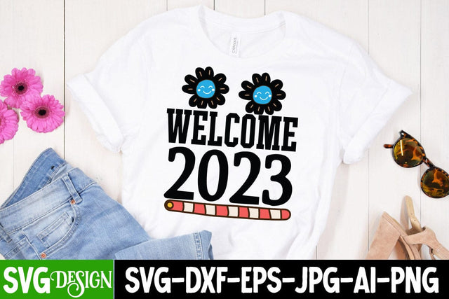 Welcome 2023 SVG Cut File SVG BlackCatsMedia 