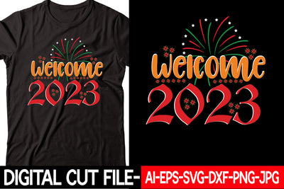 Welcome 2023 SVG cut file SVG Blessedprint 
