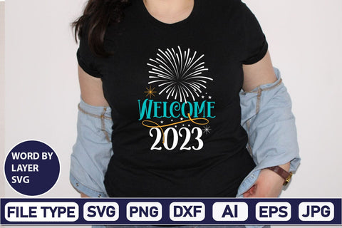 Welcome 2023 SVG Cut File SVG DesignPlante 503 