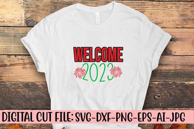 Welcome 2023 SVG Cut File SVG Syaman 
