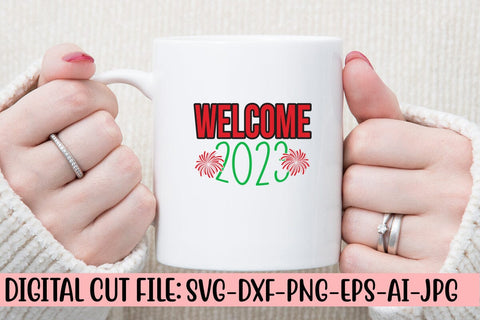 Welcome 2023 SVG Cut File SVG Syaman 