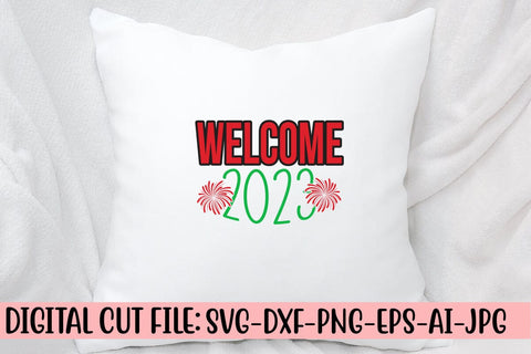 Welcome 2023 SVG Cut File SVG Syaman 