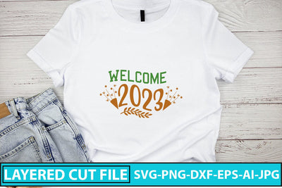 Welcome 2023 SVG Cut File SVG Syaman 