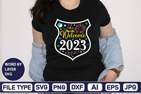 Welcome 2023 SVG Design SVGs,Quotes and Sayings,Food & Drink,On Sale, Print & Cut SVG DesignPlante 503 