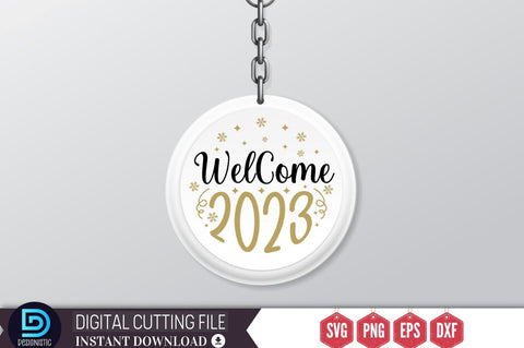 Welcome 2023 SVG SVG DESIGNISTIC 