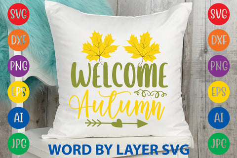 Welcome Autumn, Autumn SVG Design SVG Rafiqul20606 