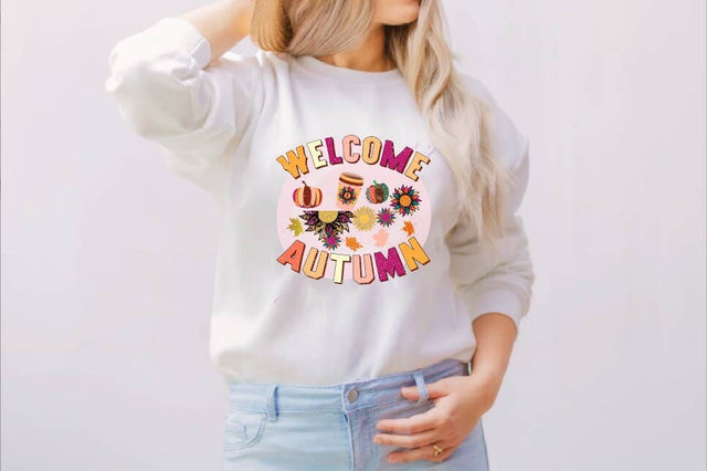 Welcome Autumn Sublimation SVGArt 