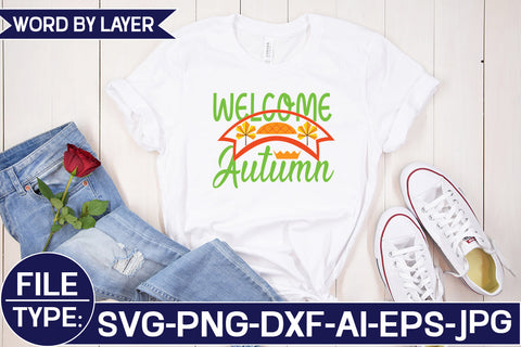 Welcome Autumn SVG Cut File SVG Studio Innate 