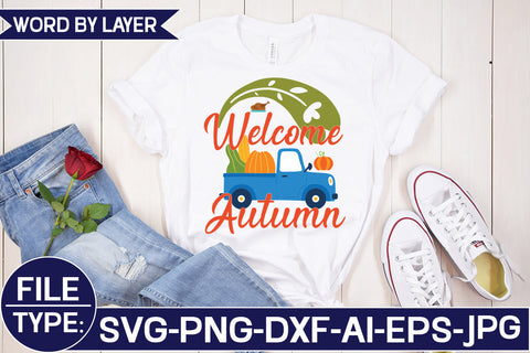 Welcome Autumn SVG Cut File SVG Studio Innate 
