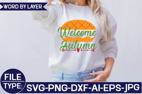 Welcome Autumn SVG Cut File SVG Studio Innate 
