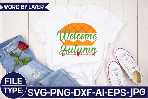 Welcome Autumn SVG Cut File SVG Studio Innate 