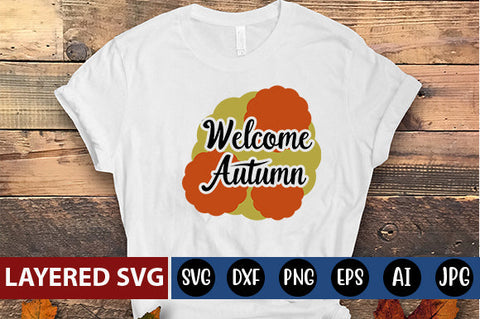 welcome autumn svg cute file SVG Blessedprint 