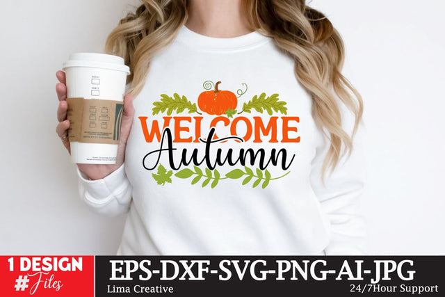 Welcome Autumn SVG Design SVG Insomnia Std 
