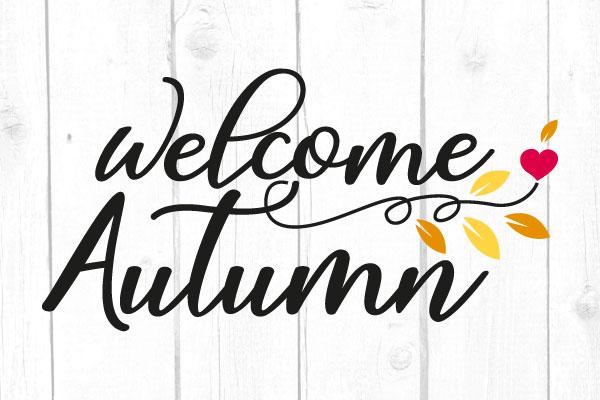 Welcome Autumn Svg SVG cricutfilesmg 