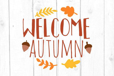 Welcome Autumn Svg SVG cricutfilesmg 