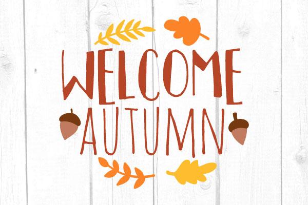 Welcome Autumn Svg SVG cricutfilesmg 