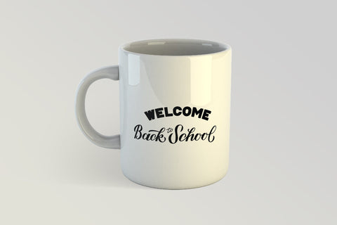 Welcome back to school hand lettered SVG LaBelezoka 