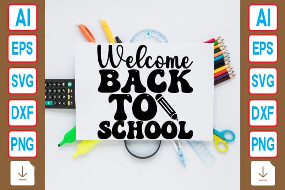 Welcome Back to School SVG Craftlabsvg24 