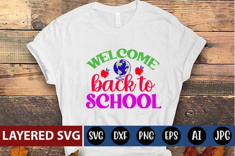 Welcome Back to School Svg cut file SVG Blessedprint 