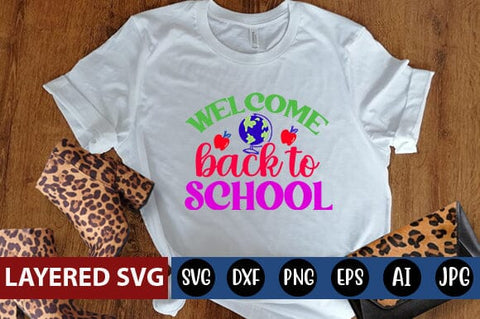 Welcome Back to School Svg cut file SVG Blessedprint 