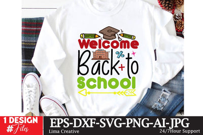 Welcome BAck To School SVG Design SVG Insomnia Std 