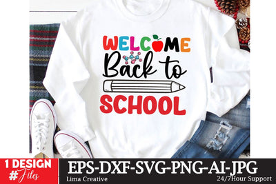 Welcome Back To School SVG Design SVG Insomnia Std 
