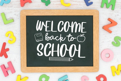 Welcome Back to School SVG I First Day School Shirt SVG SVG Happy Printables Club 