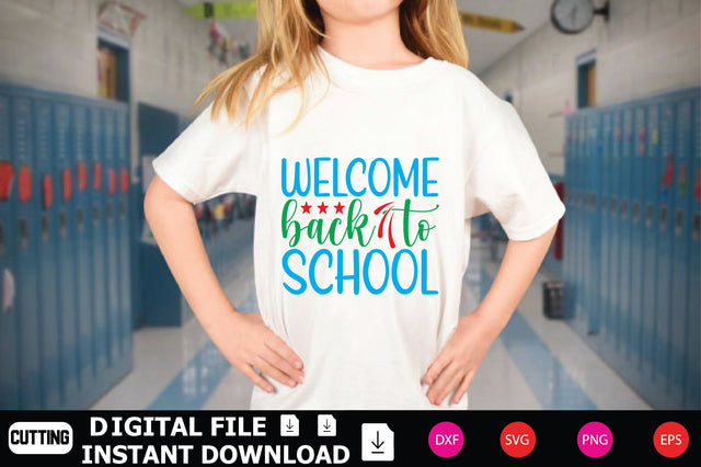 Welcome Back To School SVG Shahin alam 