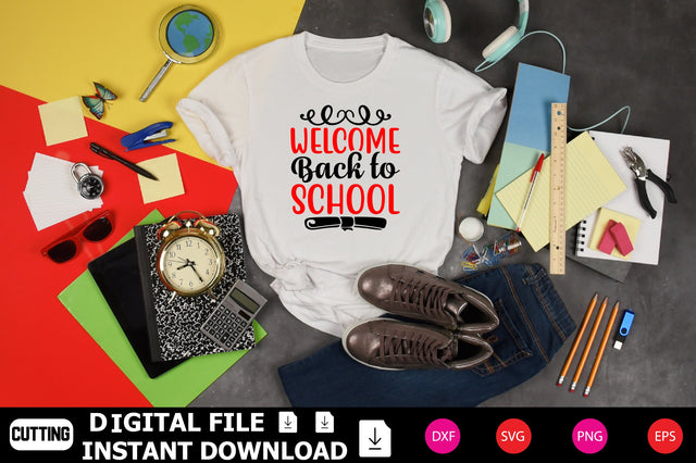 Welcome Back To School SVG Shahin alam 