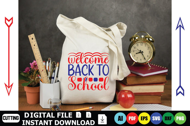 Welcome Back To School SVG Shahin alam 